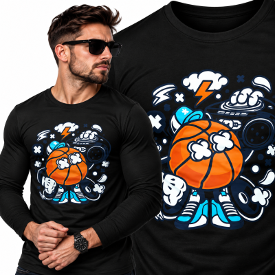 LONGSLEEVE ANIMOWANY  STREET BASKETBALL
